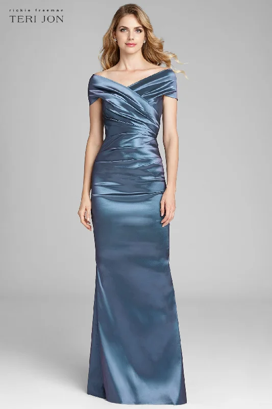 women's minimalist dressesOff The Shoulder Portrait Gown