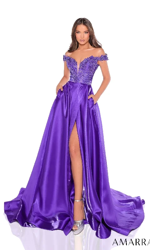 women's bodycon dressesLong Prom Dress: Amarra 88247