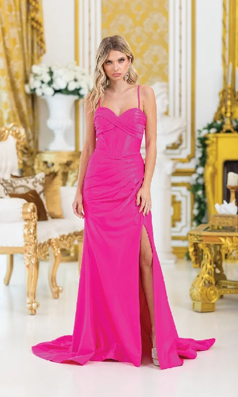 women's tall dressesLace-Up Long Corset Prom Dress: Dancing Queen 4456