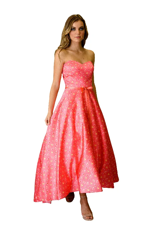 Sleeveless DressShoulder-less Formal Train Dress