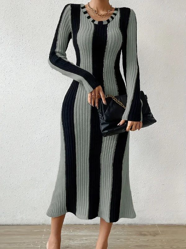 Glitter DressVibrant Striped V-Neck Midi Dress - Elegant Long Sleeve, Bodycon Sheath Design, Comfortable Spring & Fall Essential, Women's Formal Clothing for Work, Date Night or Special Occasions Glitter DressVibrant Striped V-Neck Midi Dress - Elegant Long Sleeve, Bodycon Sheath Design, Comfortable Spring & Fall Essential, Women's Formal Clothing for Work, Date Night or Special Occasions