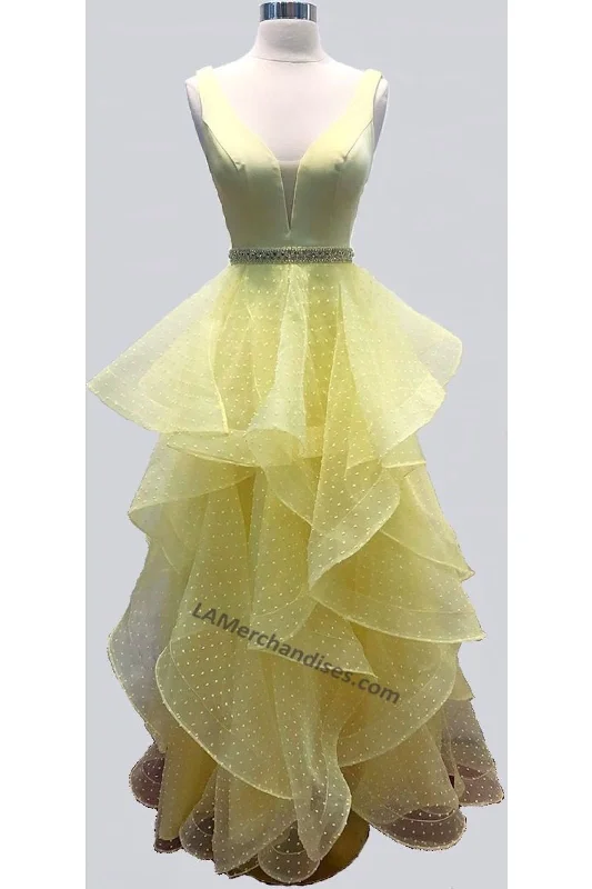 Crepe DressBeautiful Long Gown- LAEL2296