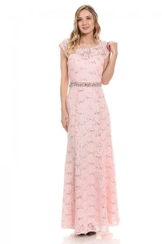 Tea-Length DressMother Of The Bride Lace Dress - LN5131