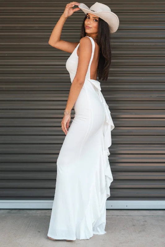 Ribbon DressFollow Your Heart Gown (Ivory)