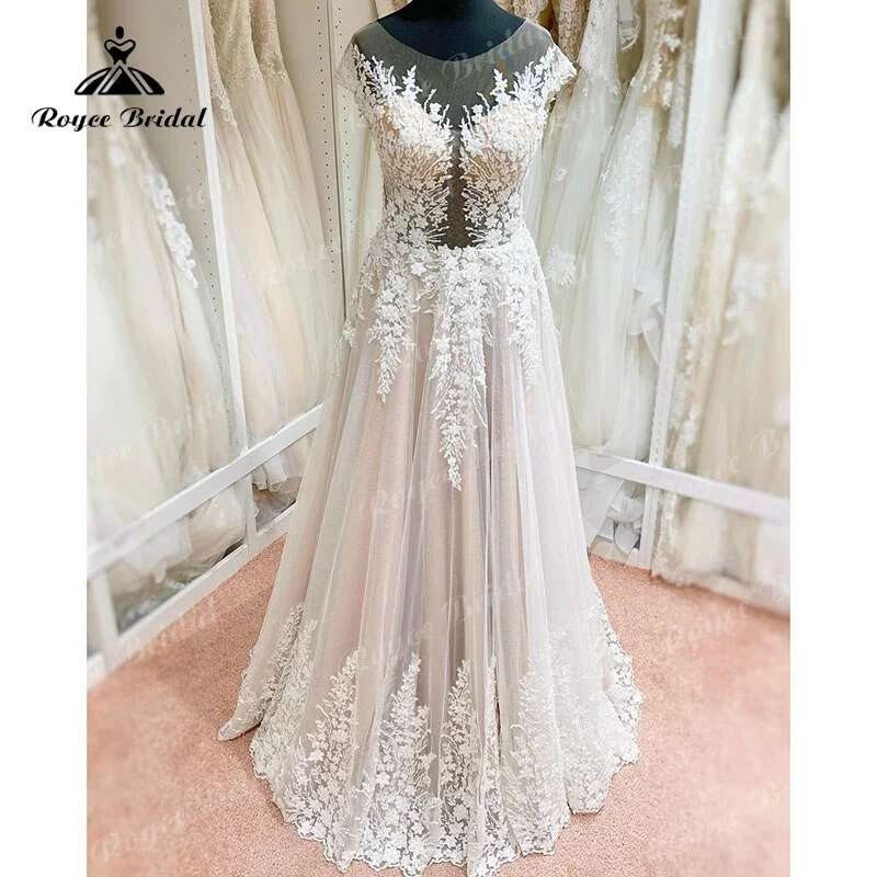 women's satin dressesRobe De Mariage Unlined Bodice FLowy A Line Blush Pink Wedding Dress Cap Sleeve Lace Applique Backless robe soirée mariage 2022 women's satin dressesRobe De Mariage Unlined Bodice FLowy A Line Blush Pink Wedding Dress Cap Sleeve Lace Applique Backless robe soirée mariage 2022