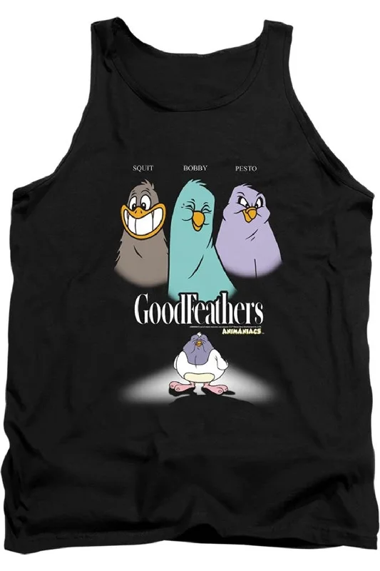 Men's Shirts with Lace-Up HemlinesAnimaniacs Goodfeathers Adult Tank Top