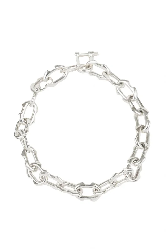 Men's Jeans with Elastic WaistbandsParts of Four Charm Chain Necklace (50cm, Small Deco links, PA)