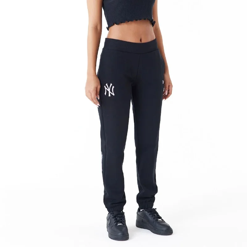 Men's Corduroy Pants for FallNew York Yankees Womens MLB Lifestyle Black Joggers