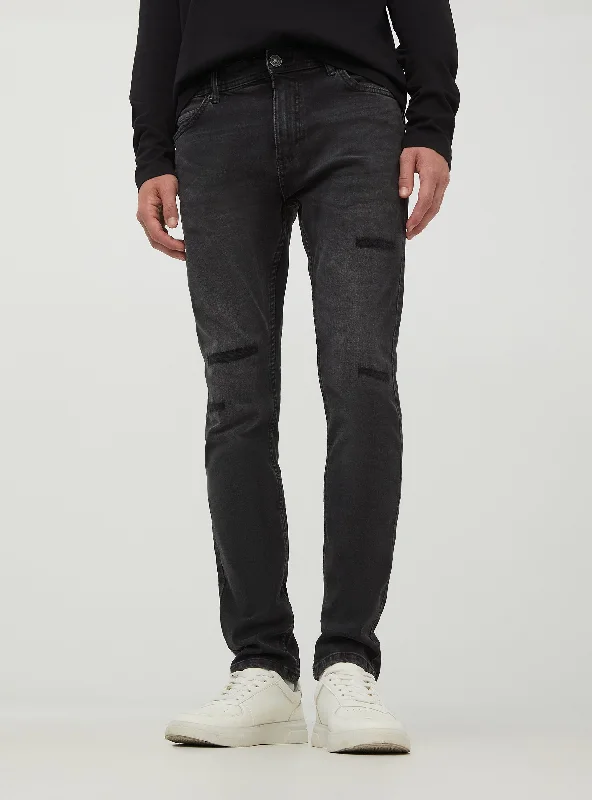Men's Ripped JeansMan Long pants jeans