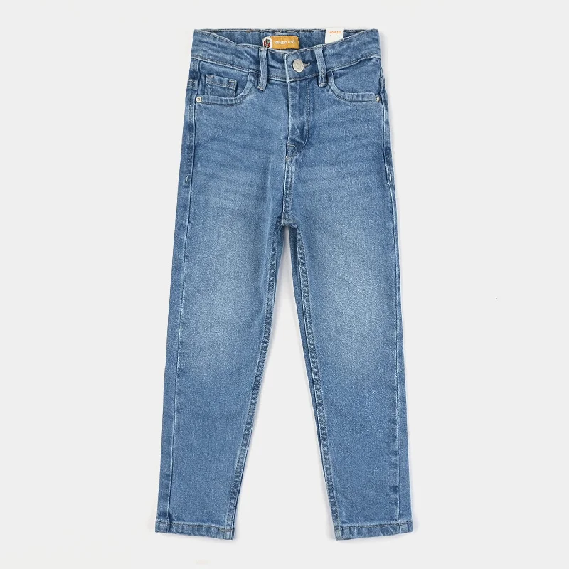 Men's Jeans with Stretch FabricBoys Denim Stretch Pant Basic Regular Fit-LT.Blue