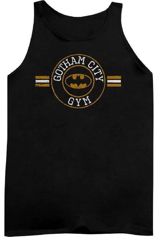 Men's Casual Shirts for Everyday WearBatman Gotham City Gym Adult Tank Top