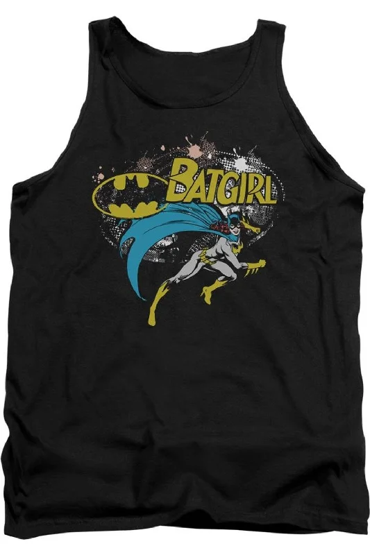 Comfortable Men's Polo ShirtsBatman Batgirl Halftone Adult Tank Top