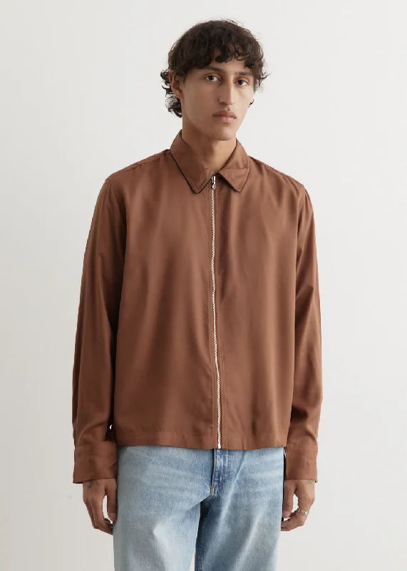 Men's Casual Pants for Everyday WearBlouson Zip Long Sleeve Shirt