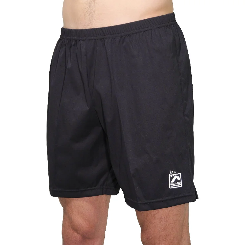 Men's Pants with Zippered PocketsMore Mile Weather Proof Mens Running Shorts - Black Men's Pants with Zippered PocketsMore Mile Weather Proof Mens Running Shorts - Black