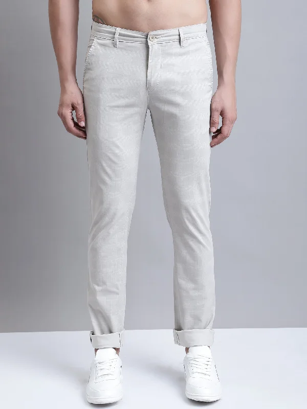 Men's Skinny Jeans for a Trendy LookMen's Casual Flat front Beige  Trousers