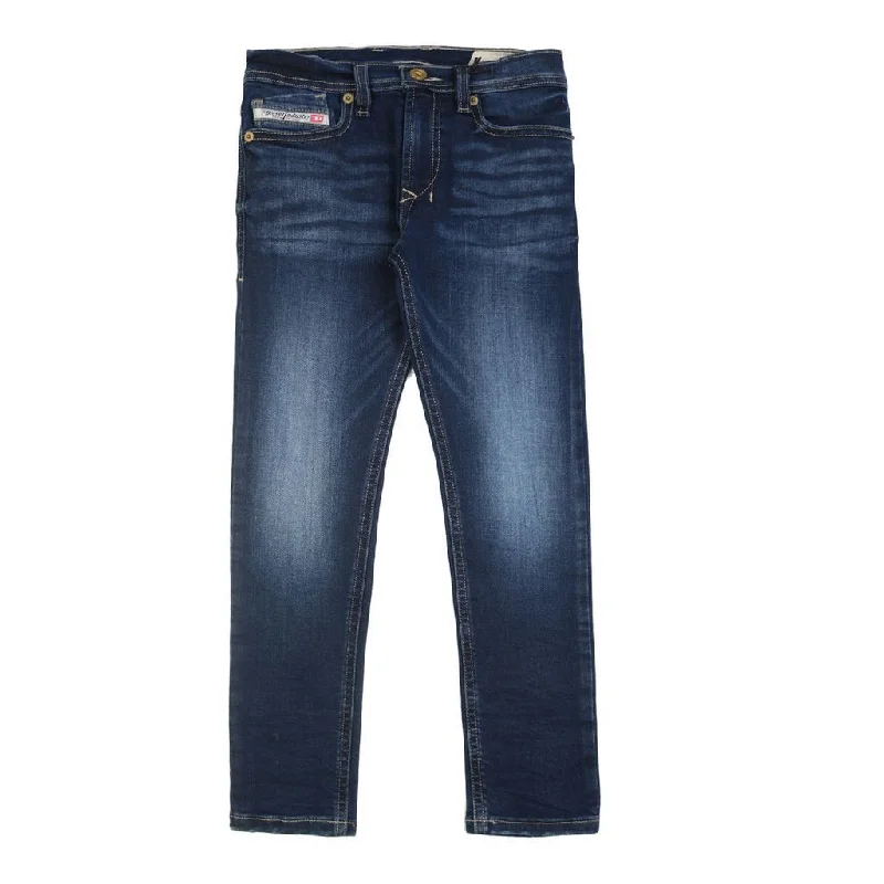 Flexible Men's JeansDark Blue Denim Jeans