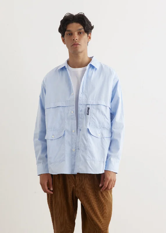 Men's Patterned Pants with Animal PrintsRipstop Back Panel Cotton Oxford Shirt