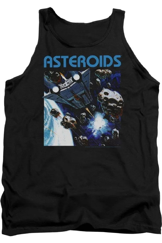 Men's Shirts with Barrel CuffsAtari 2600 Asteroids Adult Tank