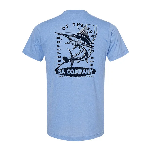 Men's Shirts with Chest PocketsGraphic Tee | Purveyor | Heather Blue