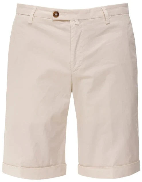Men's Pants with Hidden PocketsID24355-Briglia Cream Chino Shorts