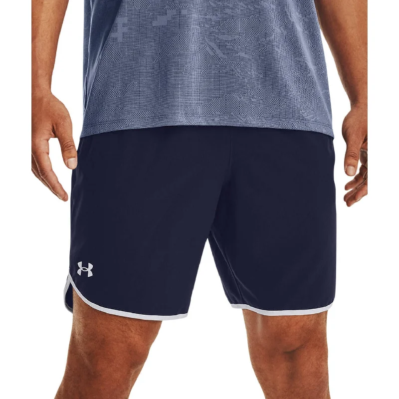Men's Pants with Hidden ButtonsUnder Armour HIIT Woven Mens Training Shorts - Navy