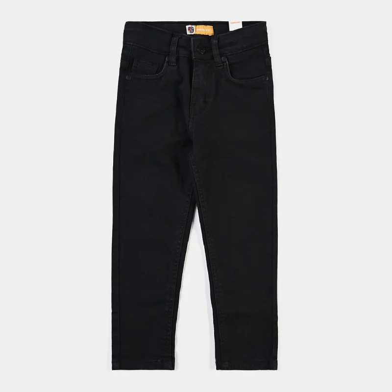 Jeans for Men with a Curvy BodyBoys Denim Stretch Pant Basic Black
