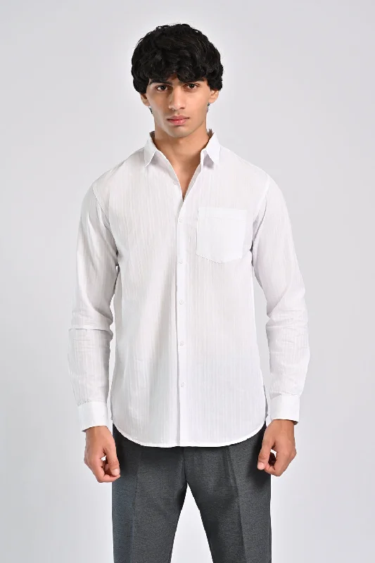 Men's Pants with Turn-Up CuffsDOBBY SHIRT