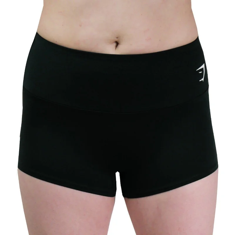 Men's Pants with Reflective Stripes for SafetyGymshark Quad Womens Short Training Tights - Black