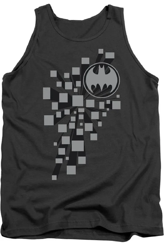Men's Shirts with Cowl NecksBatman Gotham 3d Adult Tank Top