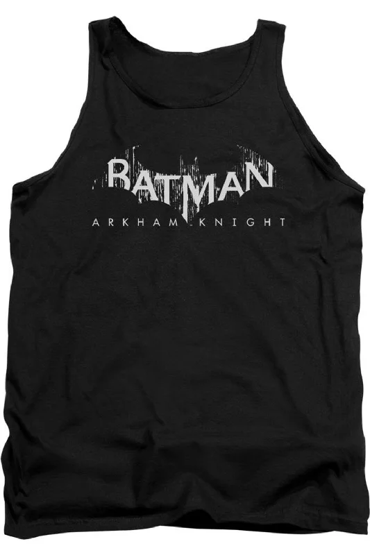 Men's Shirts with Patch PocketsBatman Arkham Knight Ak Splinter Logo Adult Tank Top