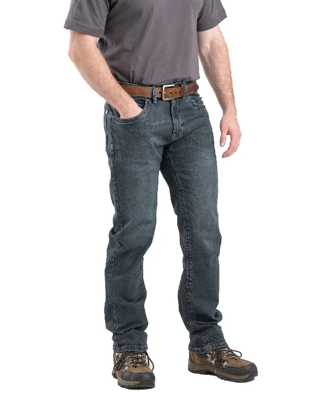 Modern Ripped and Distressed Men's JeansHighland Flex Relaxed Fit Straight Leg Jean