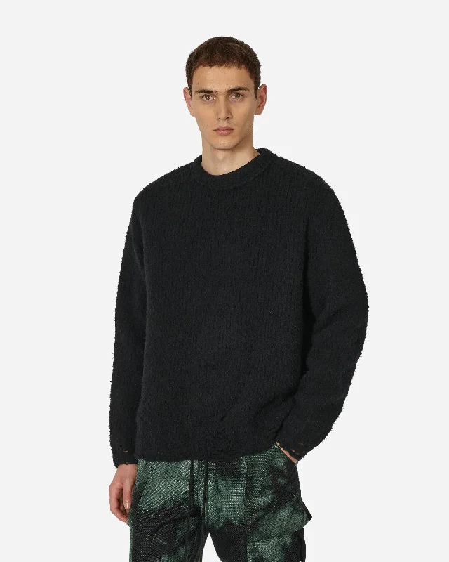 Men's Sweaters in Bright ColorsBoucle Oversized Sweater Black