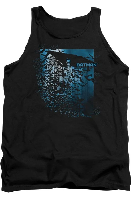 Men's Shirts with Pin CollarsBatman Bat Among Bats Adult Tank Top