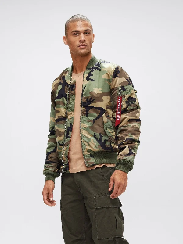 Men's Coats with Convertible CollarsMA-1 BOMBER JACKET SLIM FIT