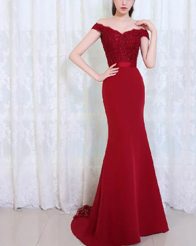 women's silk dressesBlack /navy/Burgundy fishtail Lace Wedding Bridesmaid Dresses Women Evening Party Gown PL214 women's silk dressesBlack /navy/Burgundy fishtail Lace Wedding Bridesmaid Dresses Women Evening Party Gown PL214