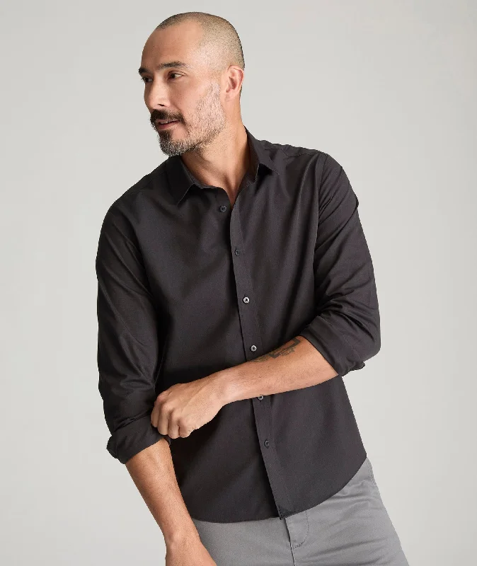 Men's Pants with Deep PocketsWrinkle-Free Black Stone Shirt