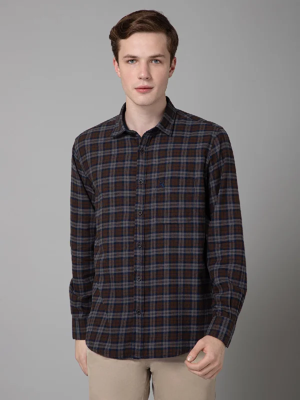 Men's Pants with Functional PocketsMen's Blue Casual Brushed Medium Checks Full Sleeve Shirt Men's Pants with Functional PocketsMen's Blue Casual Brushed Medium Checks Full Sleeve Shirt