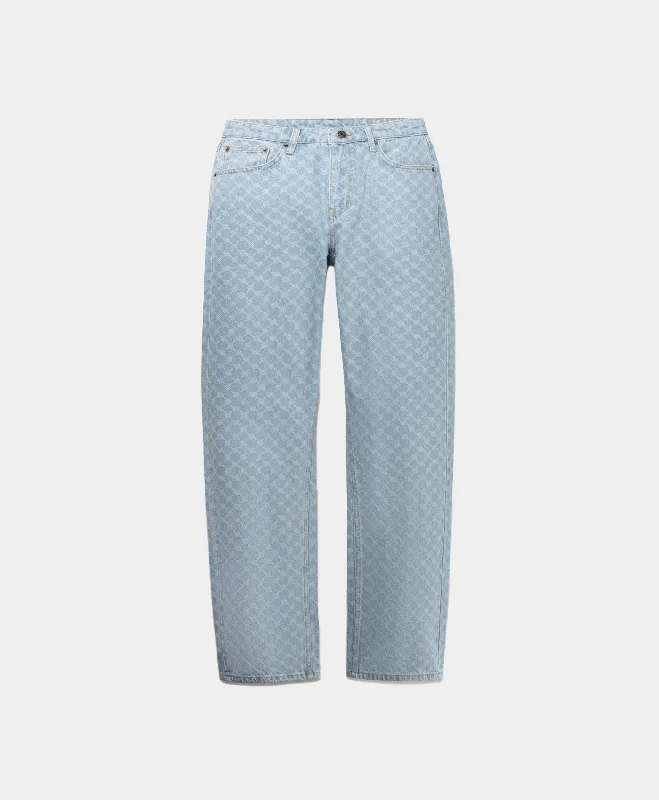 Affordable Men's JeansMid Blue Amba Monogram Relaxed Jeans