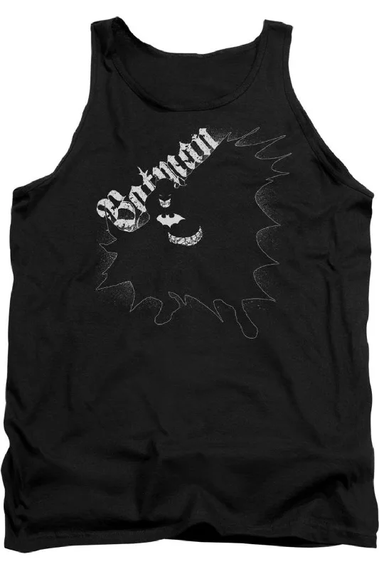 Men's Shirts with Striped PatternsBatman Darkness Adult Tank Top
