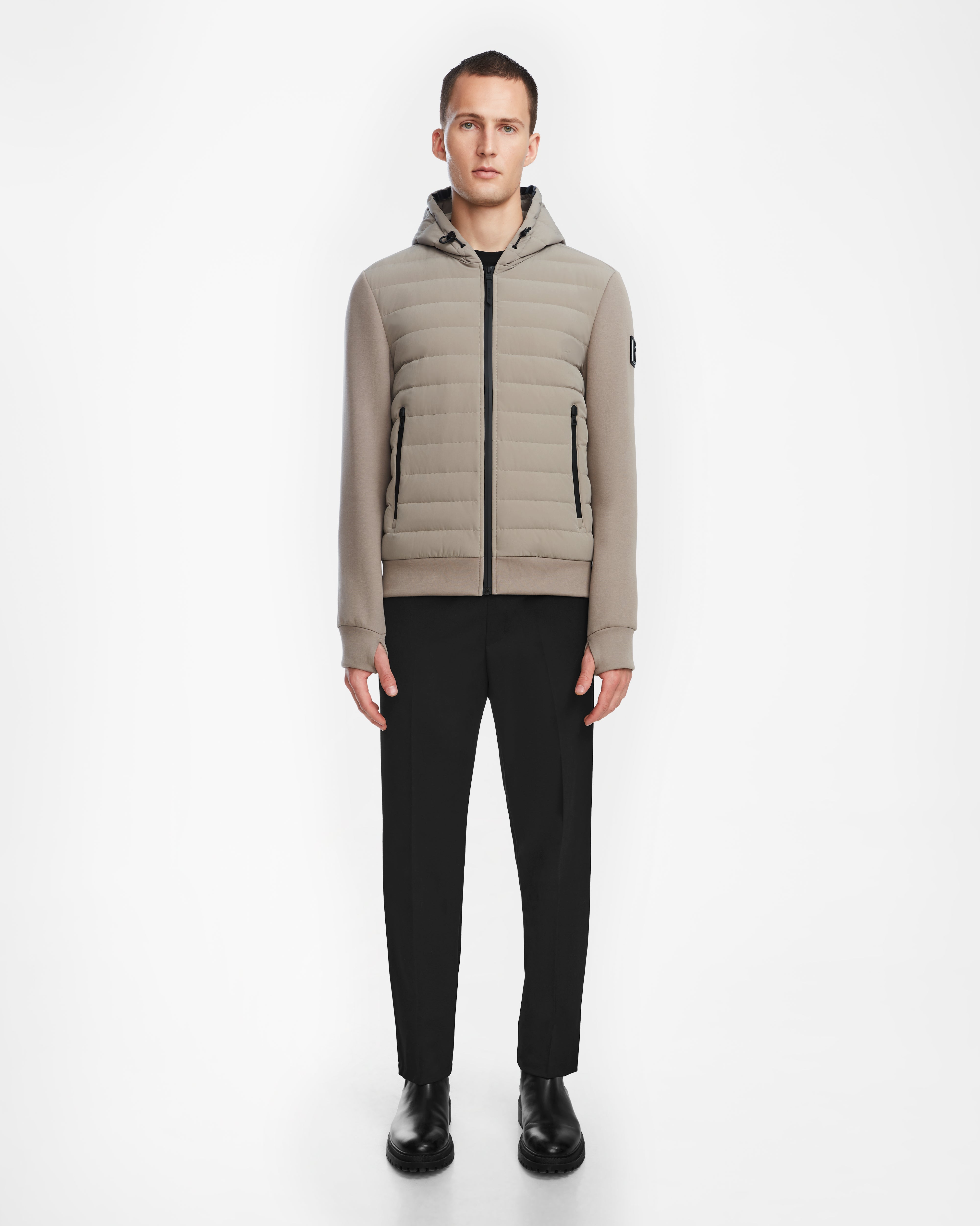 Designer Men's OvercoatsDEE MAT - 6124028 Cement