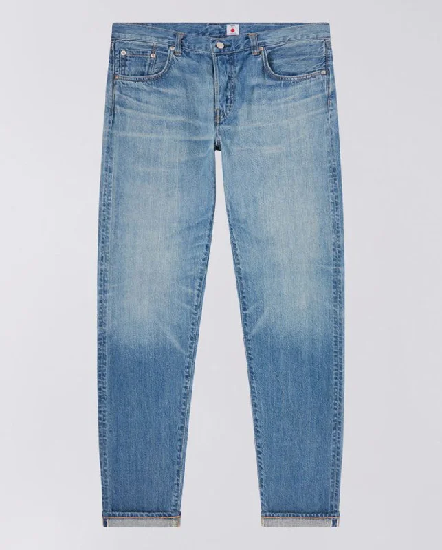 Jeans for Men with a Curvy BodyRegular Tapered Kaihara Red Selvedge Blue - Light Used Jeans for Men with a Curvy BodyRegular Tapered Kaihara Red Selvedge Blue - Light Used