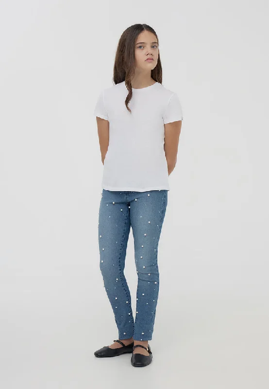 Unique Men's Jeans DesignsKids Girls Long pants jeans