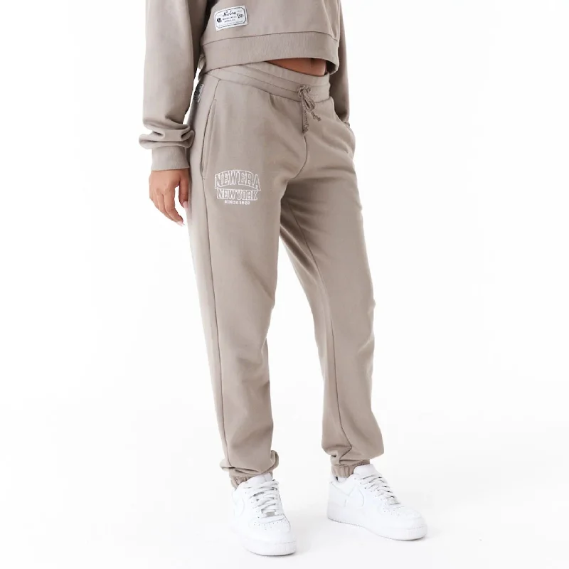 Men's Relaxed-Fit Pants for ComfortNew Era Womens Arch Wordmark Brown Joggers