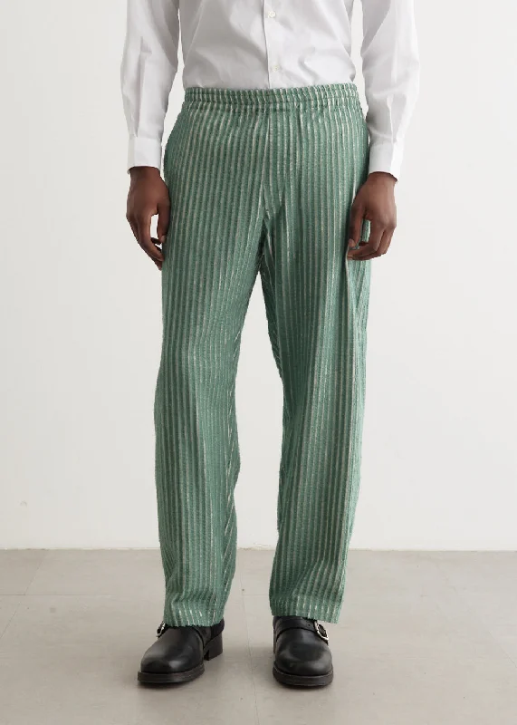 Men's Dress Pants for Special OccasionsHand-Frayed Stripe Trousers