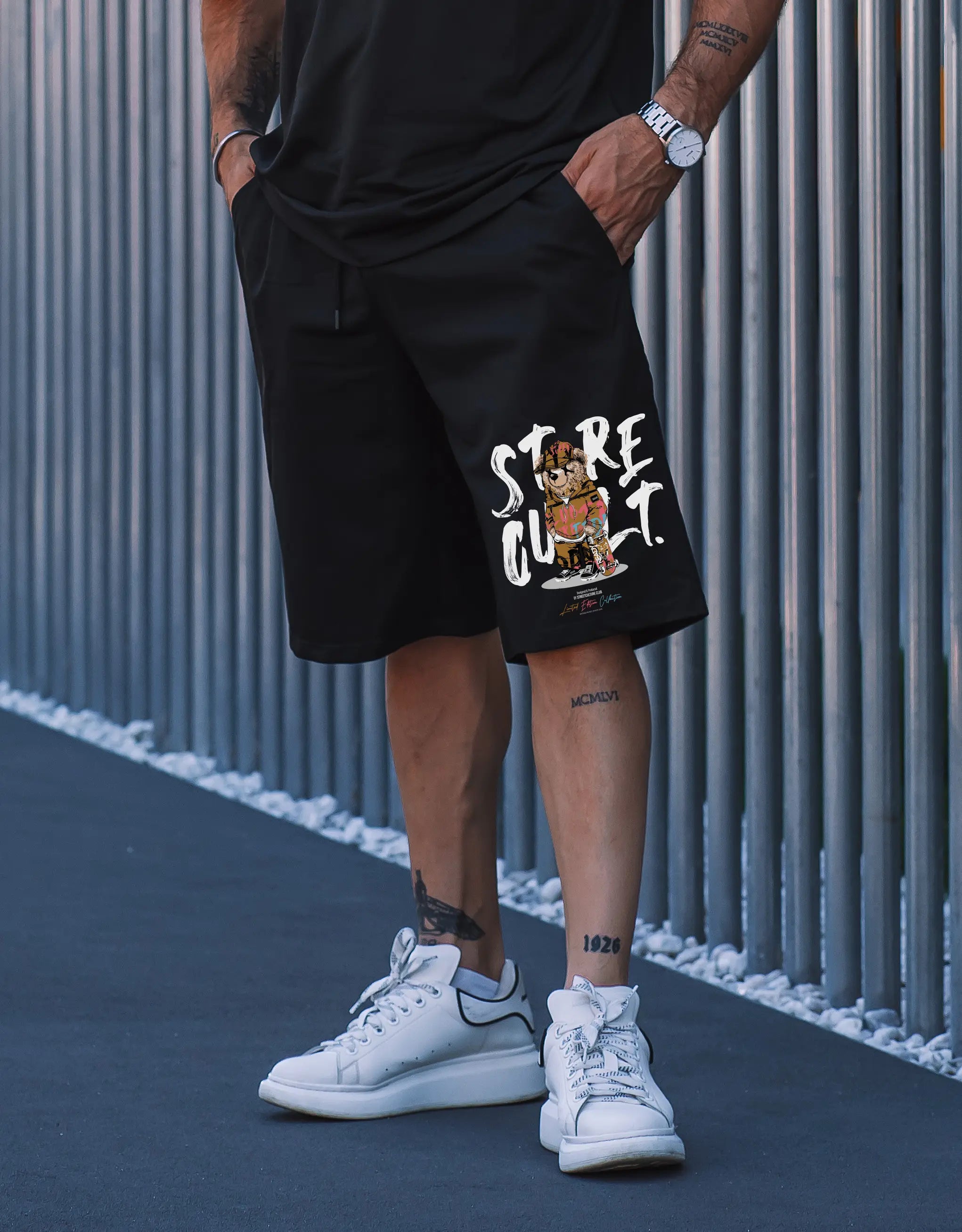 Men's Pants with Side PocketsShort Skate