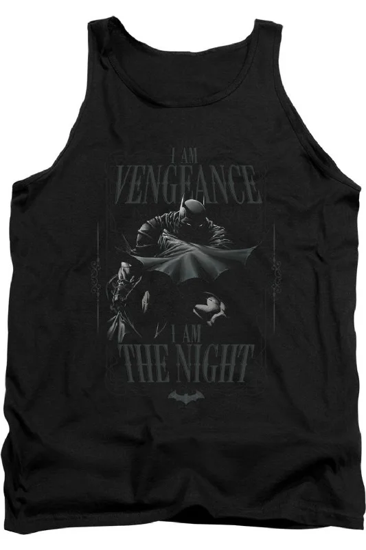 Men's Three-Quarter Sleeved TopsBatman I Am Adult Tank Top