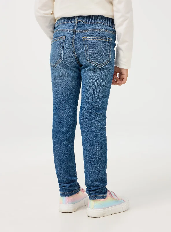 Flexible Stretch Men's JeansInfant girl's Long pants jeans