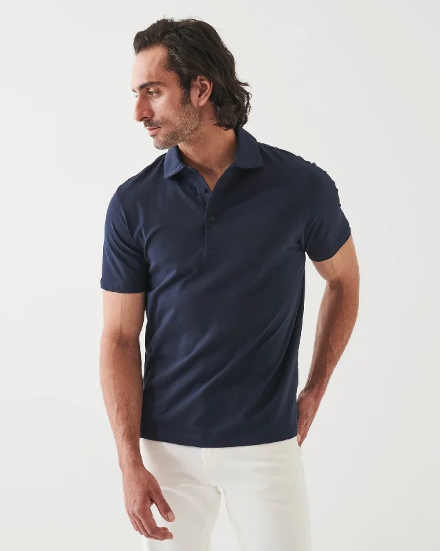 Men's Shirts with Lace-Up HemlinesIconic Short Sleeve Polo