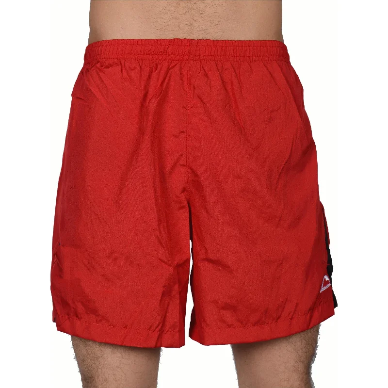 Men's Denim Shorts for SummerMore Mile Zorbo 7 Inch Baggy Mens Running Shorts - Red