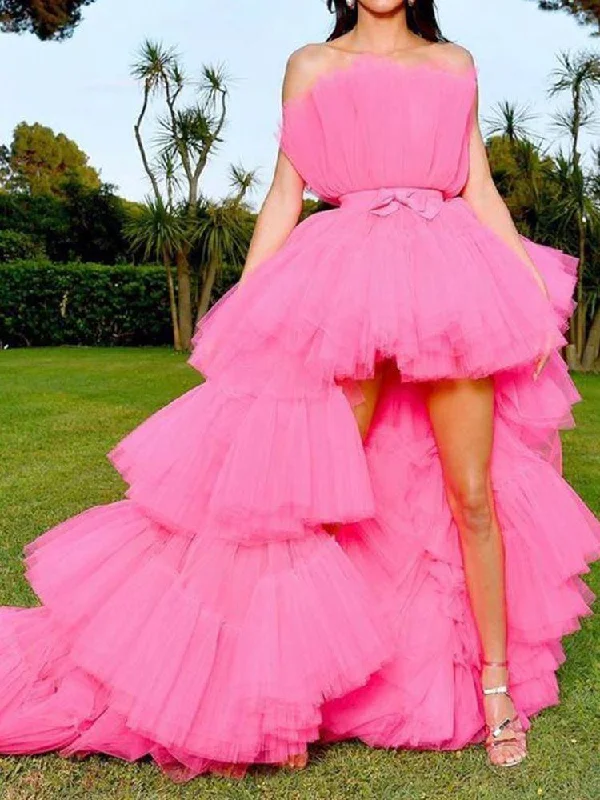 women's wrap dressesPretty Pink Oversized Party Tutu Dress